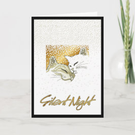 Tarjeta Festiva Noche silenciosa