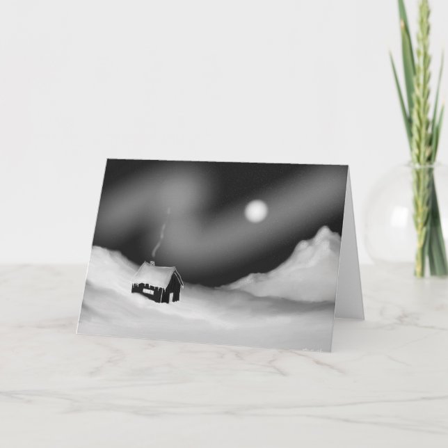 Tarjeta Festiva Noche silenciosa (Anverso)