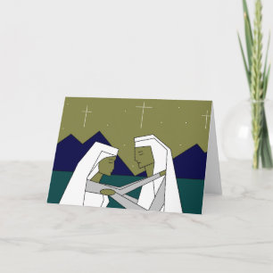 Tarjeta Festiva Noche silenciosa