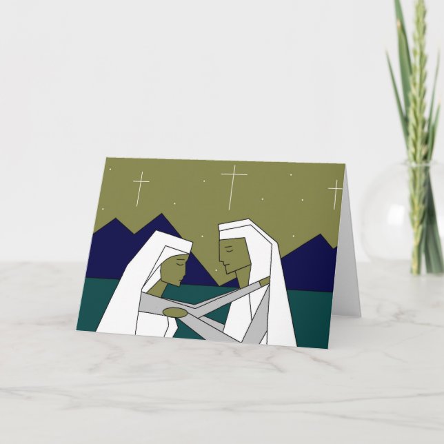 Tarjeta Festiva Noche silenciosa (Anverso)