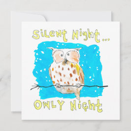Tarjeta Festiva Noche silenciosa