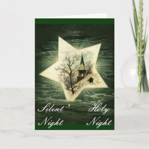 Tarjeta Festiva Noche silenciosa, noche sagrada