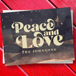 Tarjeta Festiva Noche Starry Winter Sky Moda elegante moderna