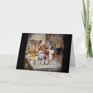 Tarjeta Festiva Nochebuena Julaftonen