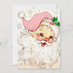 Tarjeta Festiva Nochebuena vintage