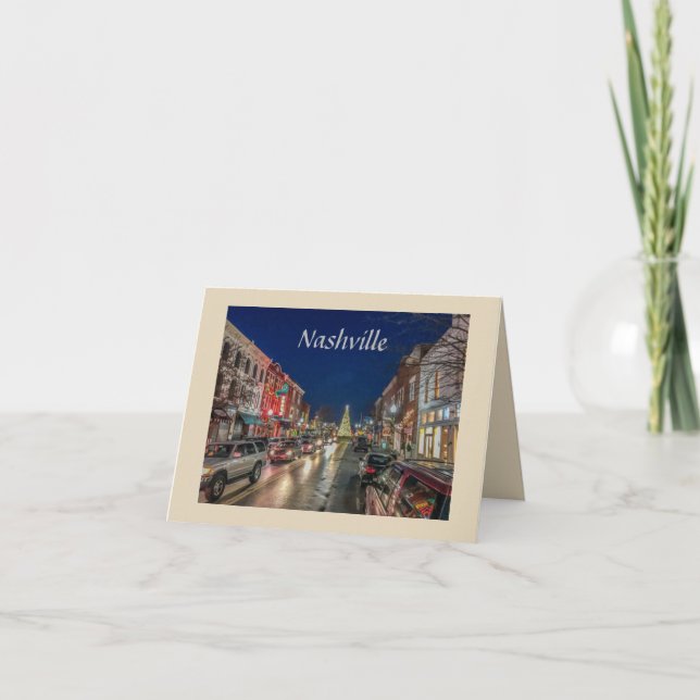 Tarjeta Festiva Noches de Nashville (Anverso)