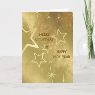 Tarjeta Festiva Noches doradas