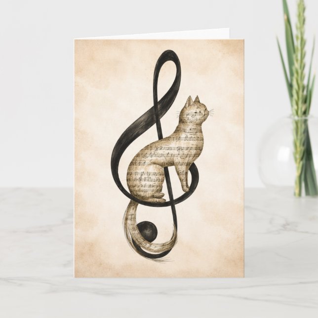 Tarjeta Festiva  Nocturne  A study in music and silence (Anverso)