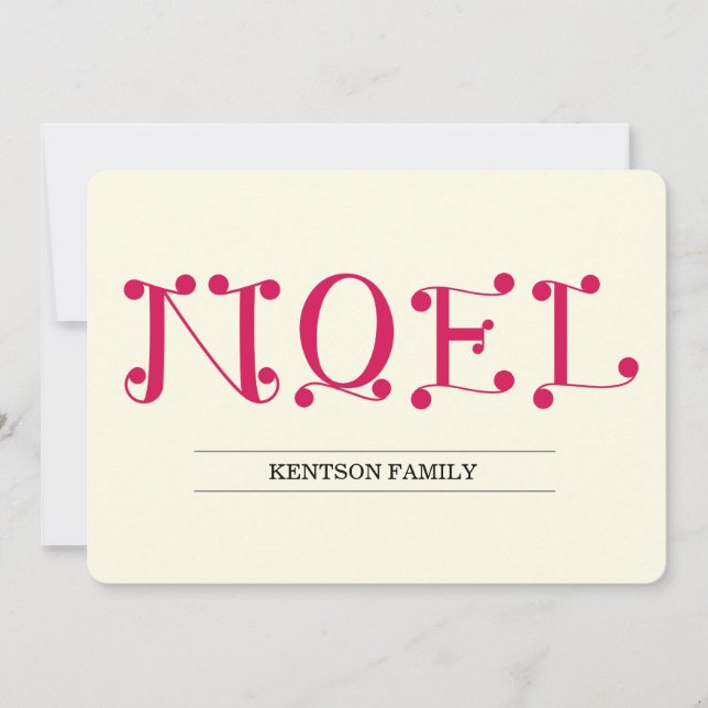 TARJETA FESTIVA NOEL (Anverso)