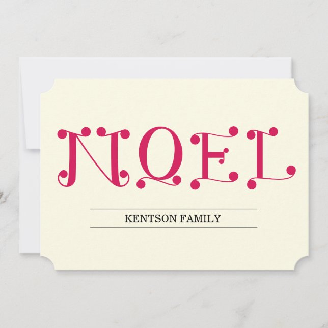 TARJETA FESTIVA NOEL (Anverso)