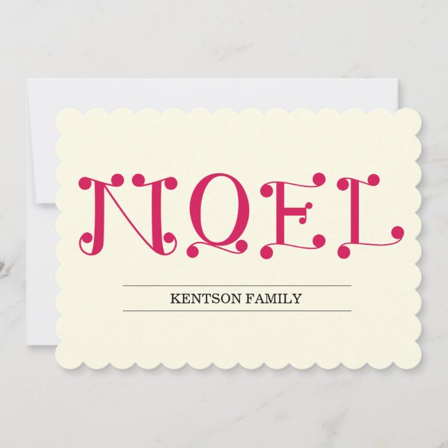 TARJETA FESTIVA NOEL (Anverso)