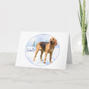 Tarjeta Festiva Noel Bloodhound