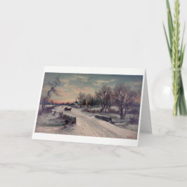 Tarjeta Festiva Noel feliz