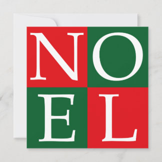 Tarjeta Festiva NOEL Navidades de arte pop