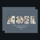 Tarjeta Festiva Noel Navidades negrita moderno 4 foto simple Holid<br><div class="desc">Colorida y divertida tipografía de Navidades Noel 4 diseño fotográfico de vacaciones. Colores rojos,  verdes,  azul marino y rosa.</div>