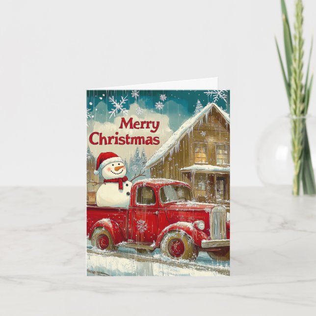 Tarjeta Festiva Noel nostálgico (Anverso)