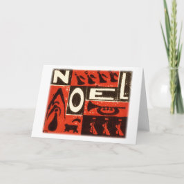Tarjeta Festiva Noel Red