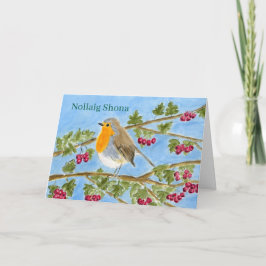 Tarjeta Festiva Nollaig Shona Christmas Card