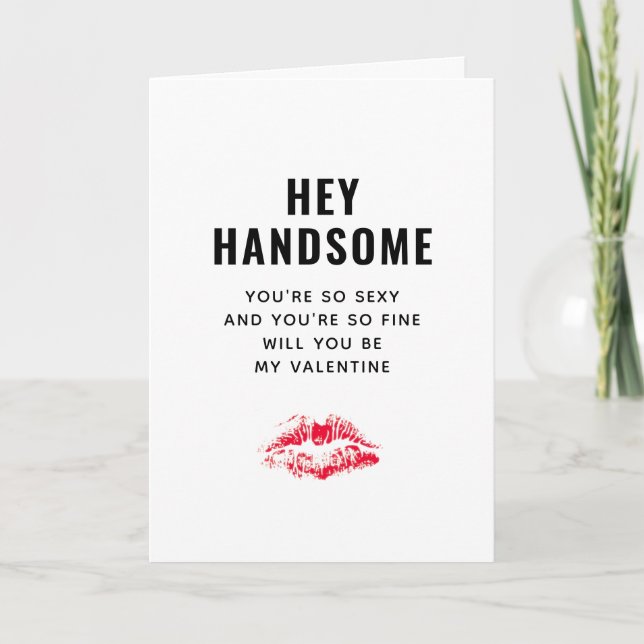 Tarjeta Festiva Nombre del Día de San Valentín del poema Noyfriend (Anverso)