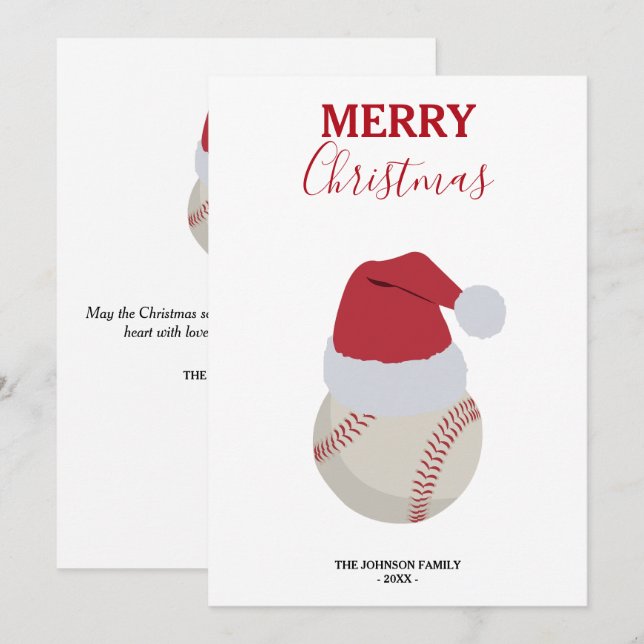 Tarjeta Festiva Nombre personalizado de la pelota deportiva de béi (Anverso / Reverso)