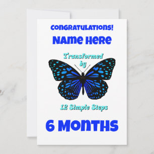 Tarjeta Festiva Nombre personalizado/hito transformado