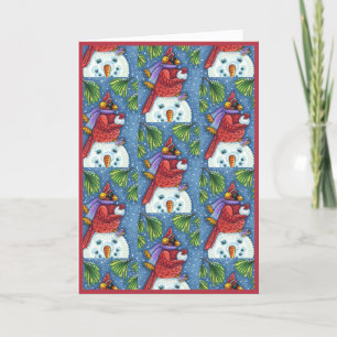 TARJETA FESTIVA NOMUJER DE LA GUARDIA CARDINAL, NAVIDADES CUTOS RE