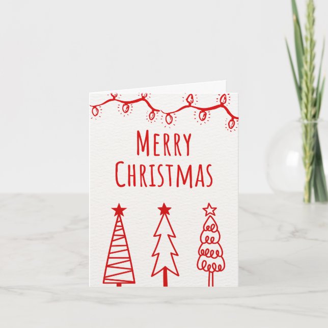 Tarjeta Festiva Non photo christmas card (Anverso)