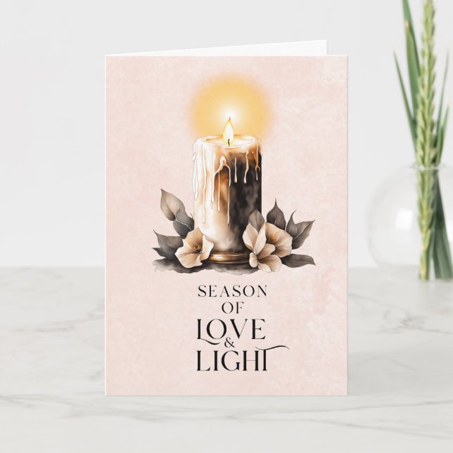 Tarjeta Festiva Non-Photo Folded Holiday Greeting Card (Anverso)