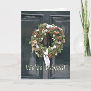 Tarjeta Festiva Nos hemos mudado - los Navidades juran