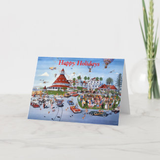 TARJETA FESTIVA NOSTALGIA, HOTEL DEL CORONADOCALIFORNIA