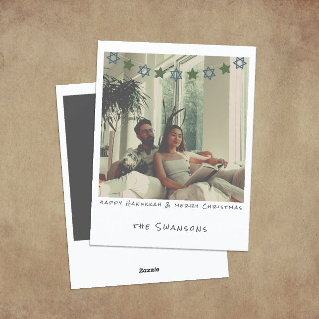 Tarjeta Festiva Nostálgica foto instantánea Hanukkah/tarjeta de Na (Subido por el creador)
