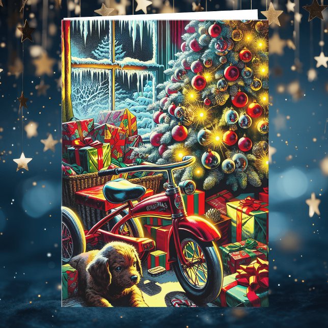 Tarjeta Festiva Nostálgicos Navidades de moda de la mañana (Subido por el creador)