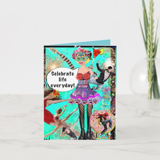 Tarjeta Festiva Notecard (Anverso)