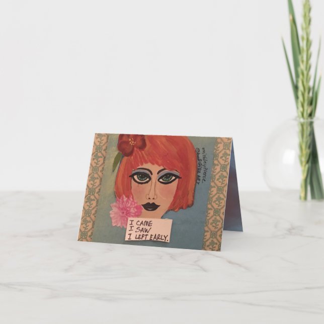 Tarjeta Festiva Notecard (Anverso)