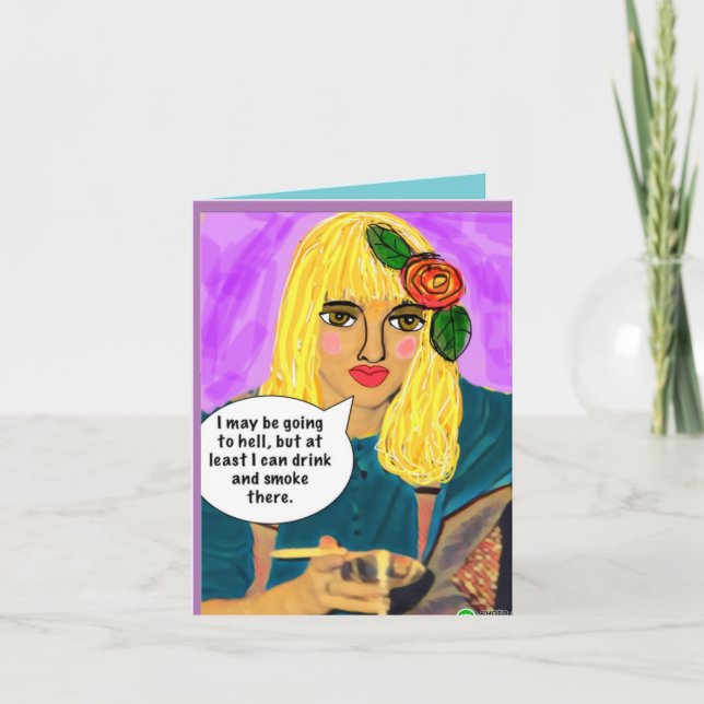 Tarjeta Festiva Notecard (Anverso)