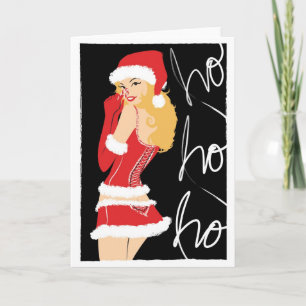 Tarjeta Festiva Notecard de la ojeada de la hierbabuena