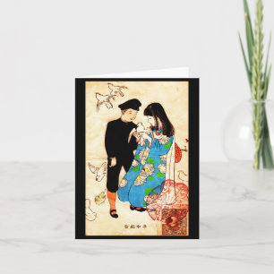 Tarjeta Festiva Notecard-Love Art-34