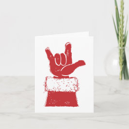 Tarjeta Festiva Notecards de Santa