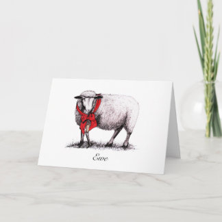 Tarjeta Festiva Noticias de la "oveja"