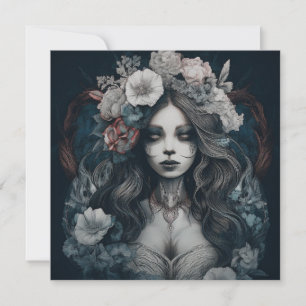 Tarjeta Festiva Novia cadáver de AI