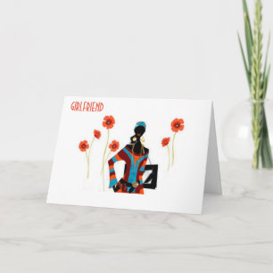 TARJETA FESTIVA **NOVIA** FELIZ NAVIDAD/AÑO NUEVO MUY FELIZ