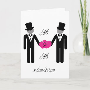 Tarjeta Festiva Novio y Sr. del novio y Sr. II