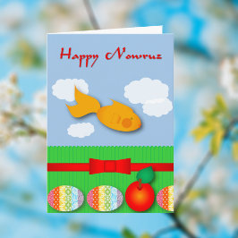 Tarjeta Festiva Nowruz Goldfish Card