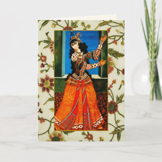 Tarjeta Festiva Nowruz Mubarak. Persian New Year Greeting Cards