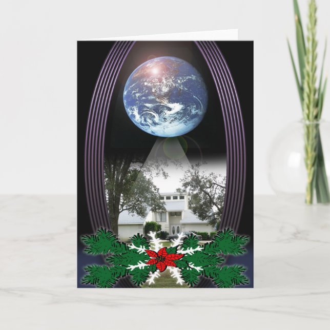 Tarjeta Festiva Nuestra Casa (Anverso)