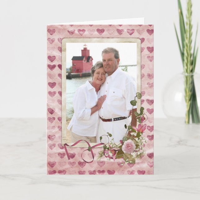 Tarjeta Festiva Nuestra historia de amor (Anverso)