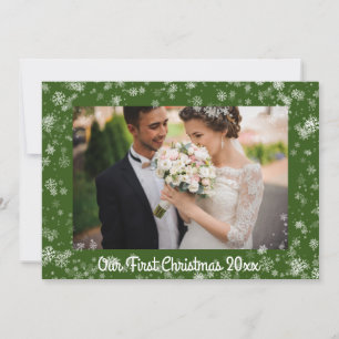 Tarjeta Festiva Nuestra primera tipografía fotográfica navideña fi