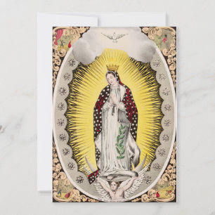 Tarjeta Festiva Nuestra Señora de Guadalupe