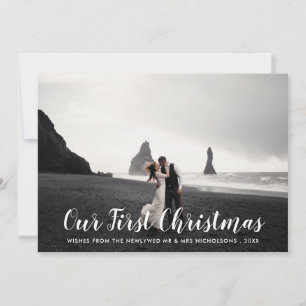 Tarjeta Festiva Nuestro primer guión de navidad, nueva foto de fes