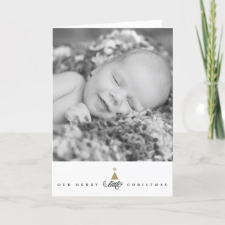 Tarjeta Festiva Nuestros Navidades pequeños se burlan del bebé, pr